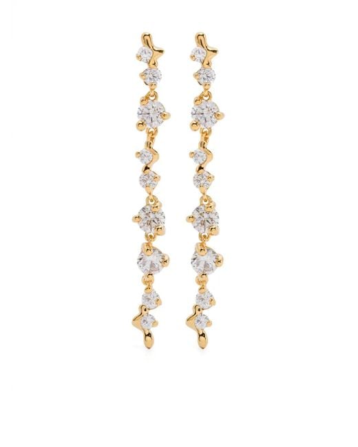 Maria Black Metallic Arctic Drop Earrings