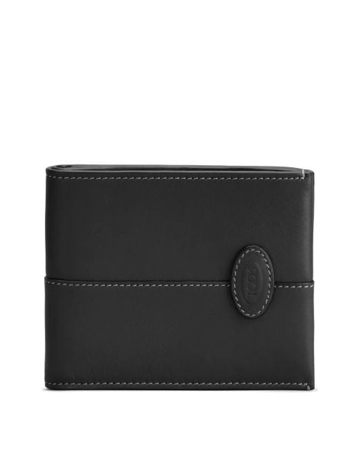 Tod's Black Leather Wallet for men