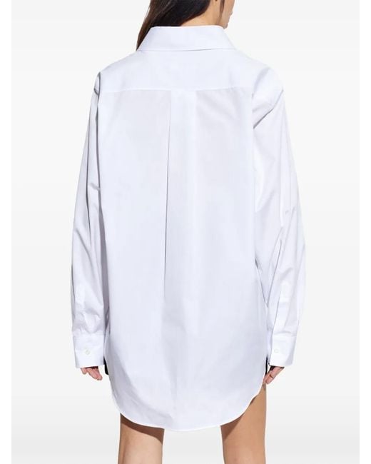 DSquared² White Patch-Pocket Shirt