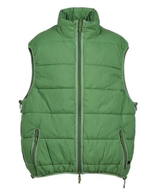 Daiwa Pier39 Green Zip Quilted Gilet for men
