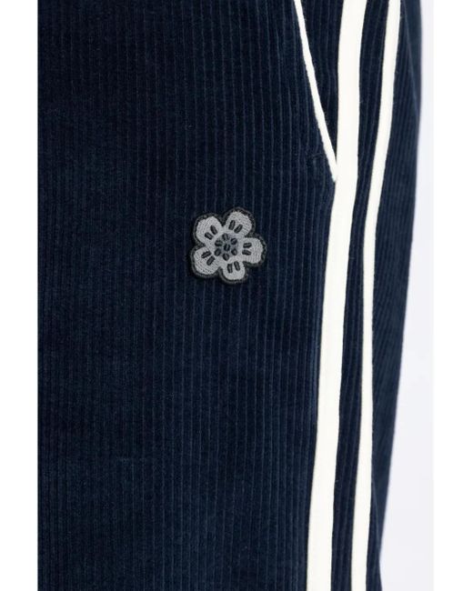 Pantalones De Chándal Con Parche Boke Flower KENZO de hombre de color Blue
