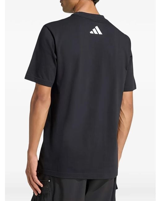 Adidas Black Mercedes-Amg Petronas Formula 1 Team T-Shirt for men