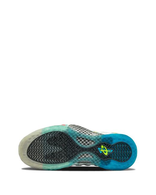Nike Blue Air Foamposite One Prm 'weatherman' Shoes - Size 12