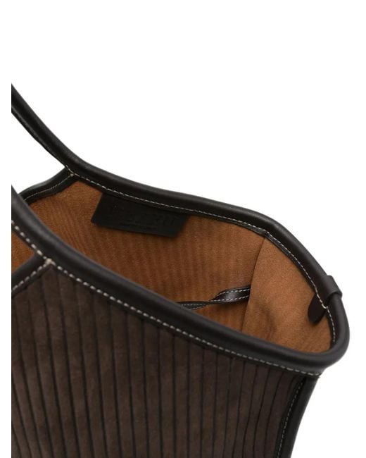 Hereu Brown Calella Tote Bag aus Cord