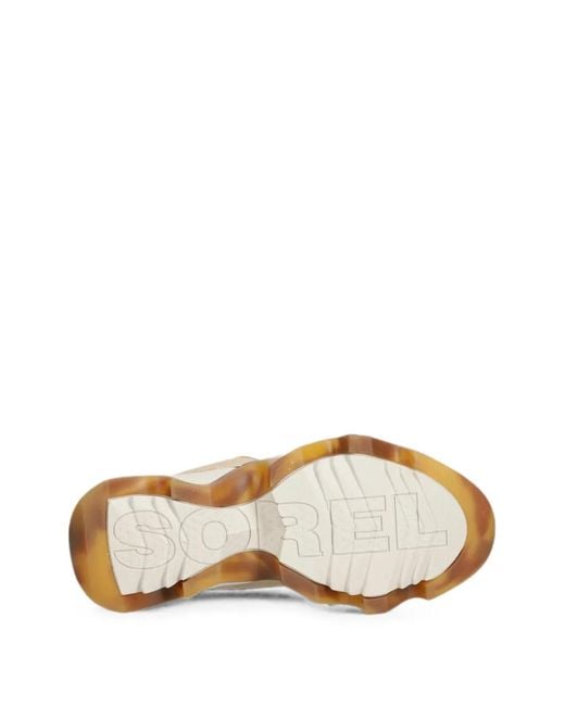Sorel Natural Panelled Chunky-Sole Sneakers