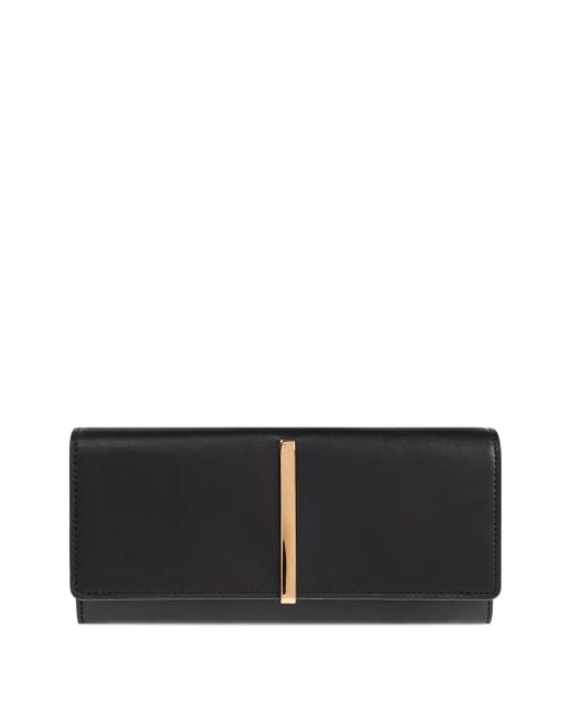 Tod's Black Engraved-Logo Leather Wallet
