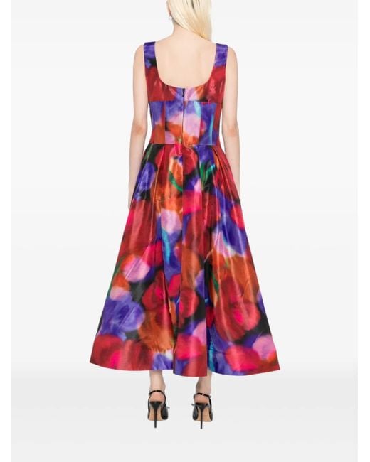 Rebecca Vallance Red Caberet Roses Dress