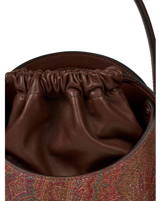 Bandolera Saturno Pequeña Con Estampado De Cachemira Etro de color Brown