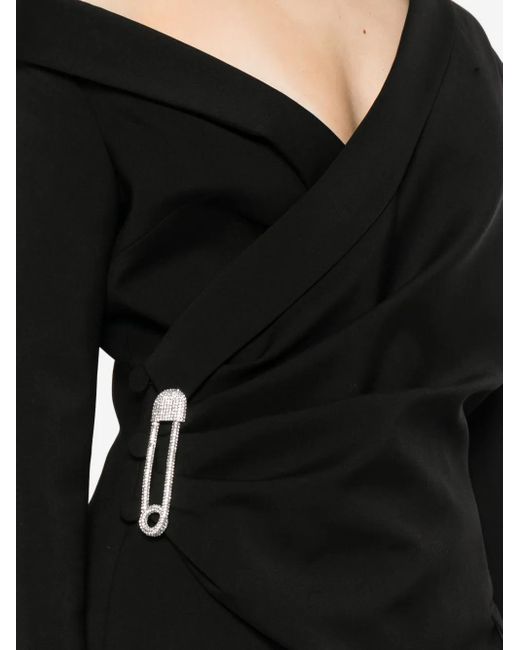 GIUSEPPE DI MORABITO Black Safety-Pin Blazer
