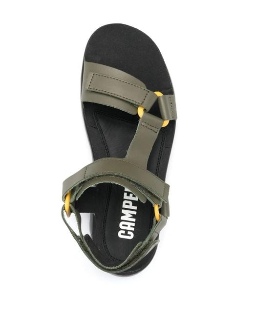 Camper Green Oruga Touch-Strap Sandals for men
