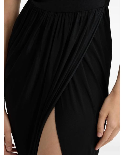 Patou Black Rückenfreies Midikleid