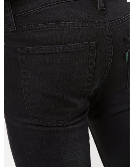 Department 5 Black Washed Skinny Jeans for men