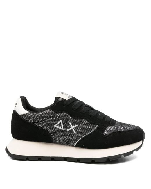Sun 68 Black Ally Glitter Sneakers