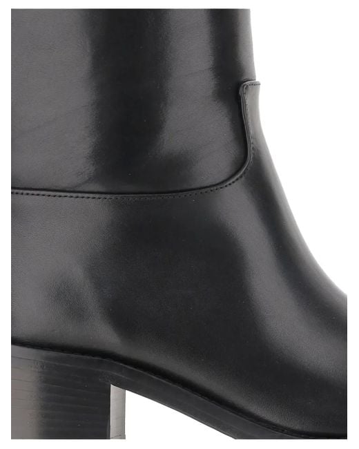 CAREL PARIS Black 50Mm Brighton Leather Boots