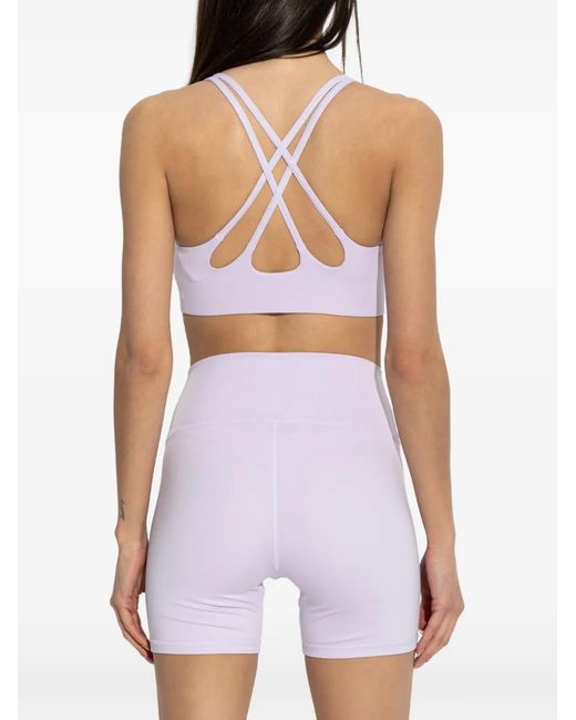 Adidas By Stella McCartney Purple Brassière De Yoga Truestrength