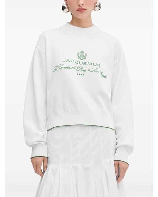 Jacquemus White Venice Sweatshirt