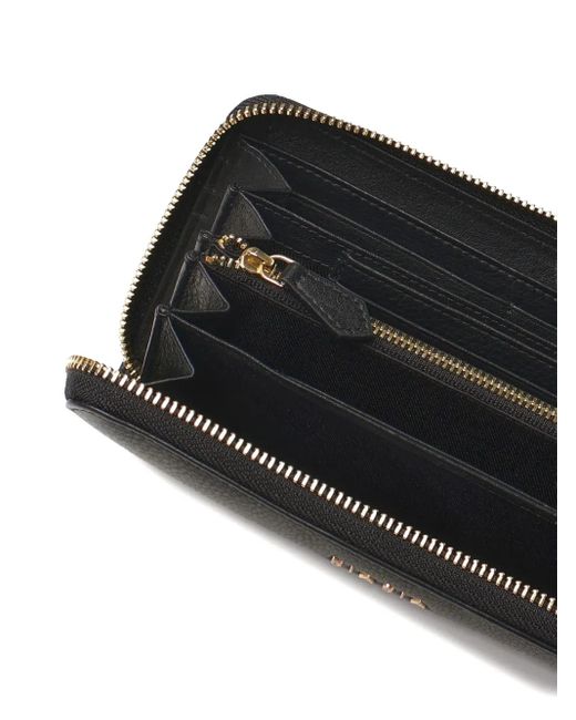 BIASIA Gray Logo-Lettering Wallet