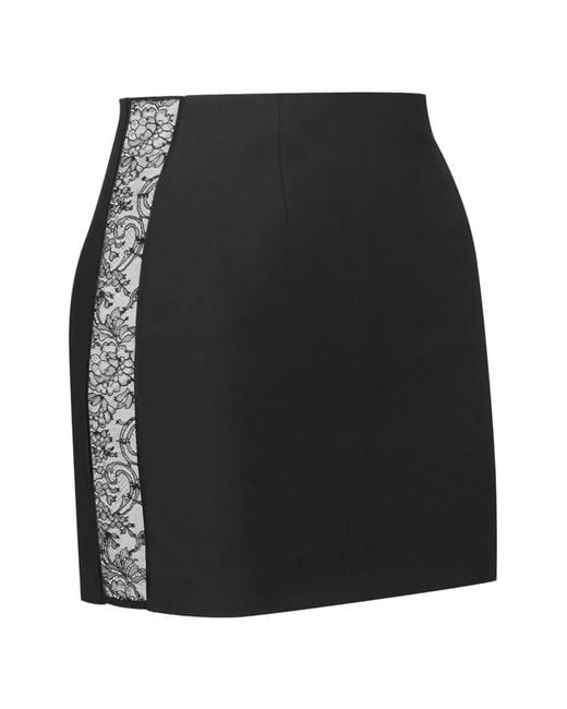 Maison Close Rok Met Logopatch in het Black