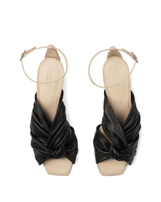 Scarosso Black 50Mm Knot Sandals