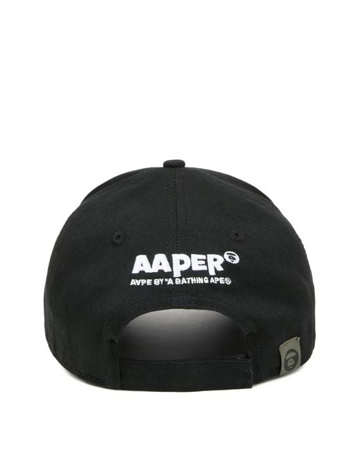 Aape By A Bathing Ape Black Patch Cap for men
