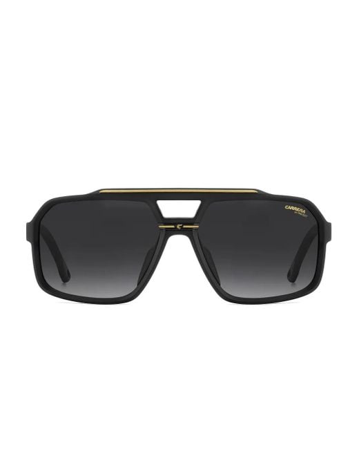 Carrera Black Logo-Print Sunglasses for men