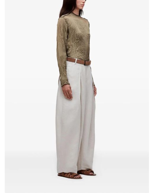 Osklen Gray Pleated Trousers