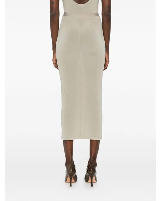 Wardrobe NYC White Sheer Skirt