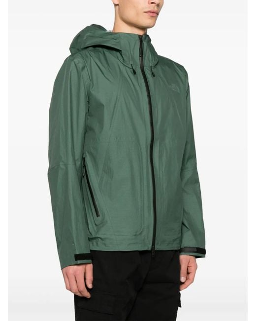 The North Face Green Packable Rain Jacket for men