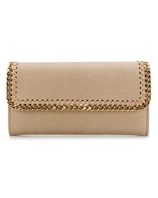 Stella McCartney Natural Falabella Wallet