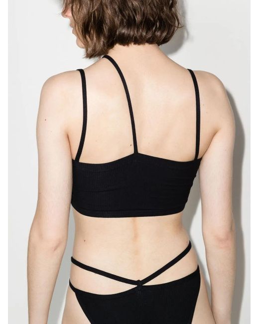 Baserange Black Nida Multi-Strap Bra