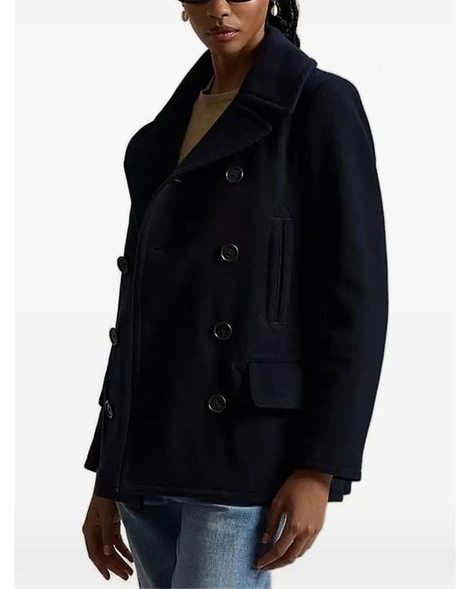 Polo Ralph Lauren Blue Veste À Boutonnière