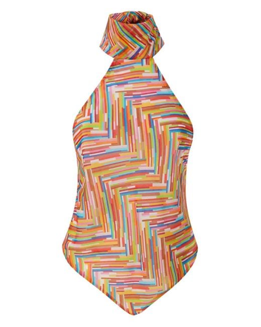 Missoni プリント トップ Orange