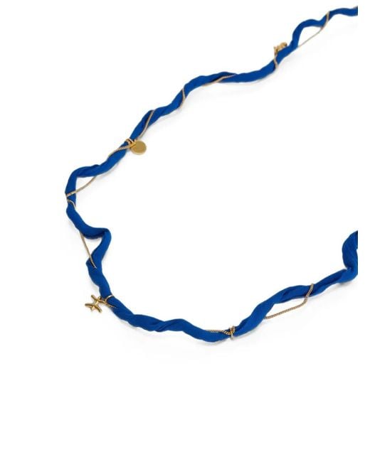 Jil Sander Blue Multi-Layer Necklace for men