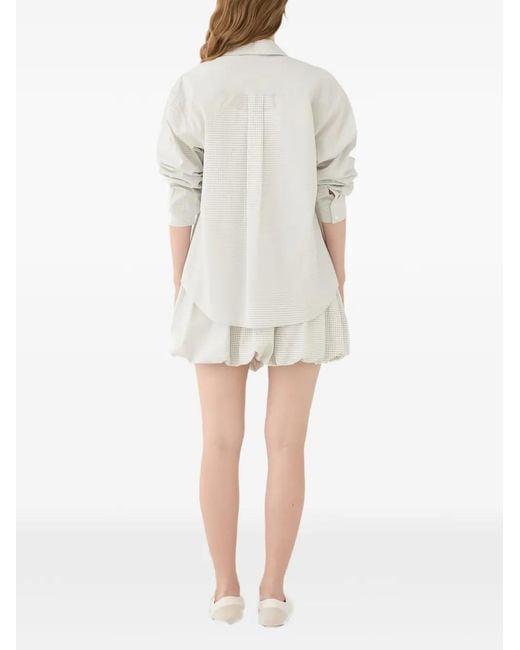 ELEH White Chemise À Carreaux