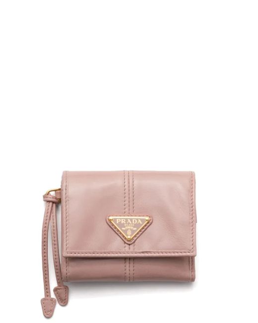 Prada Pink Small Leather Wallet
