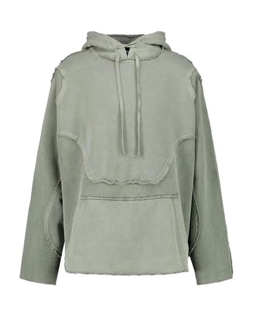 LUEDER Green Armour Drawstring-Detailed Hoodie