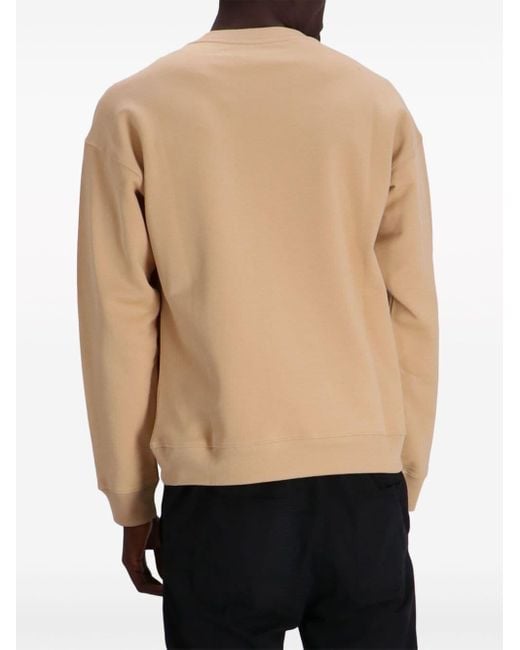 Moschino Sweater Met Logoprint in het Natural voor heren