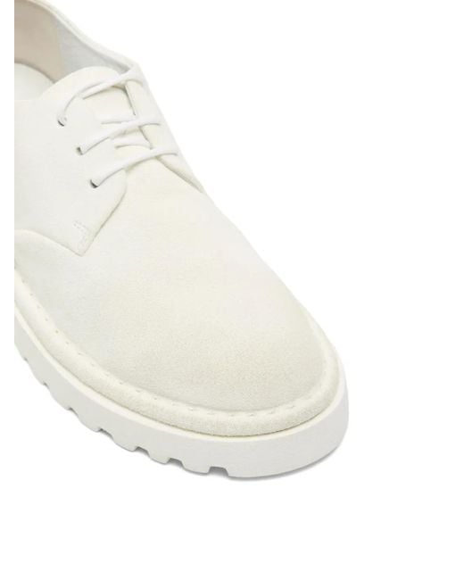 Marsèll White Sancrispa Alta Derby Shoes