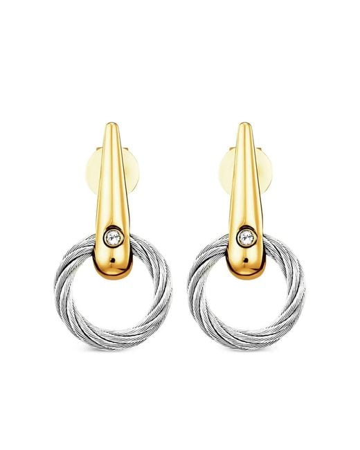 Charriol Metallic Zen Extension Earrings