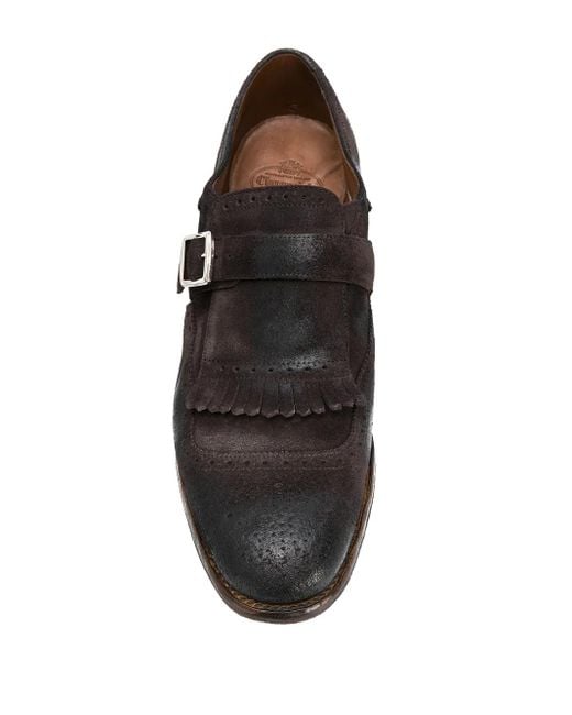 Mocasines Shanghai con hebilla Church's de hombre de color Black