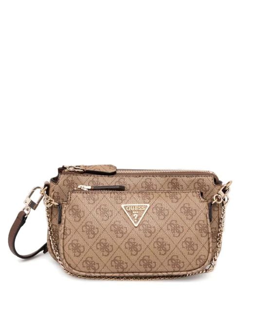 Guess Brown Mini Noelle Cross Body Bag
