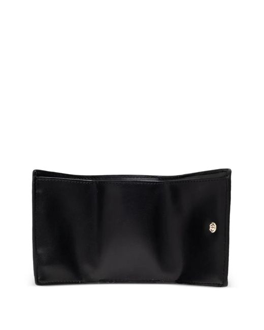 Furla Black Idea Small Logo-Plaque Wallet