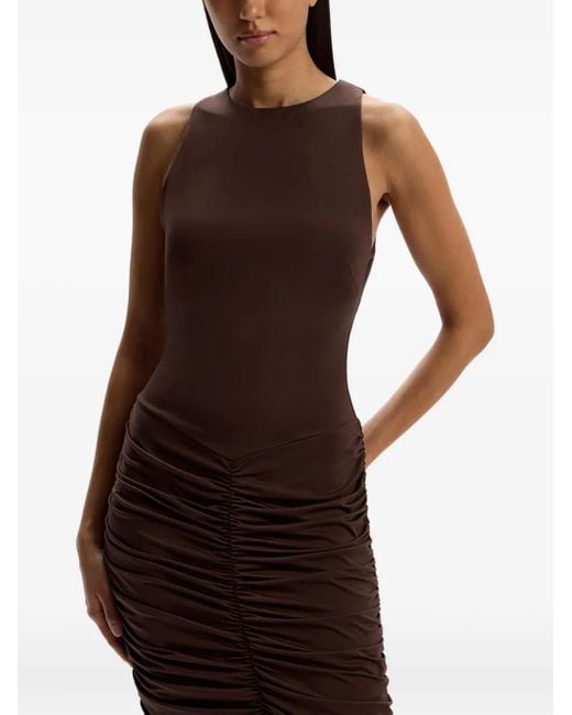 12 STOREEZ Purple Ruched Dress