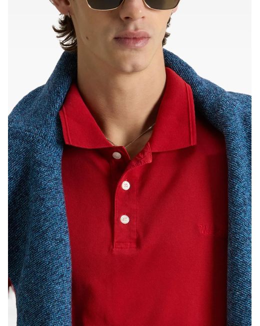 Woolrich Red Mackinack Polo Shirt for men