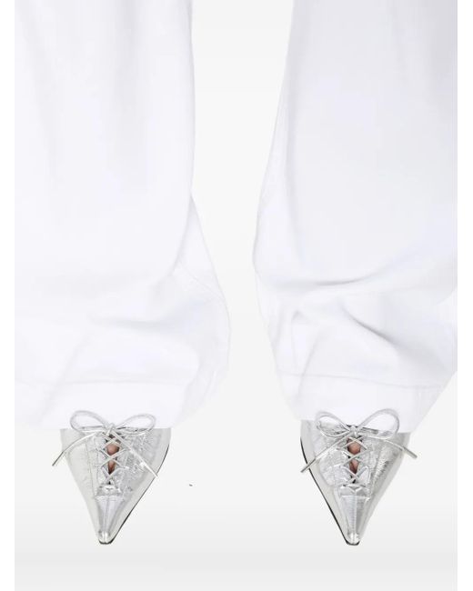 AG Jeans White Jeans mit ausgestelltem Bein