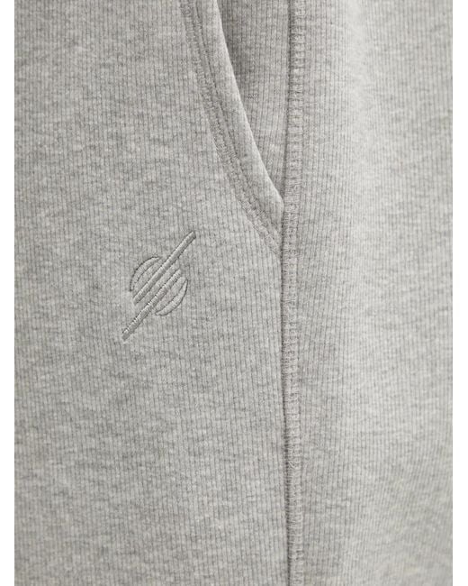 Daily Paper Gray Logo-Embroidered Track Pants for men