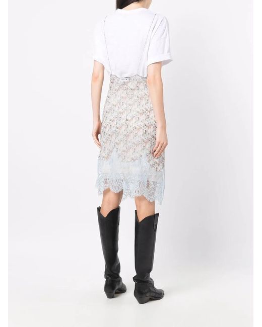 DSquared² Zijden Jurk in het White