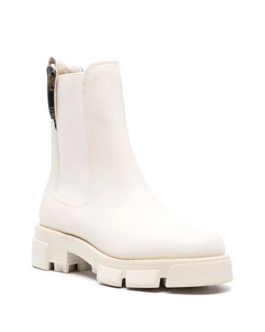Guess Natural Madla Logo-Plaque Boots