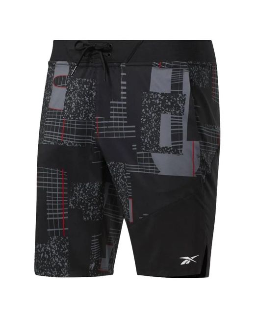Reebok Gray Epic Lightweight Shorts for men