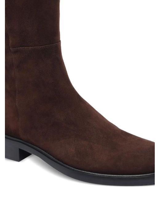 Stuart Weitzman Brown Gisele Suede Boots